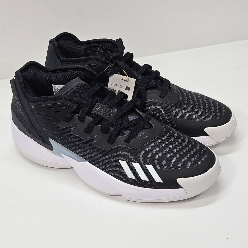 Adidas D.O.N. Issue 4 Basketball Shoes Men's Size 11 Black White GY6505